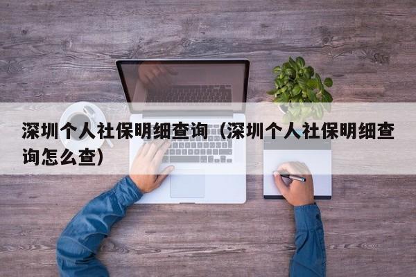 深圳个人社保明细查询（深圳个人社保明细查询怎么查）