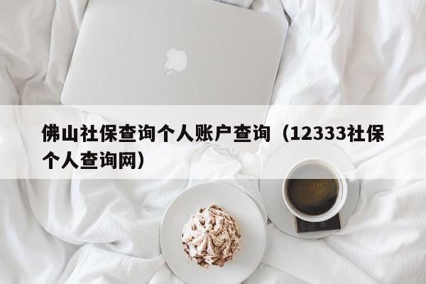 佛山社保查询个人账户查询（12333社保个人查询网）