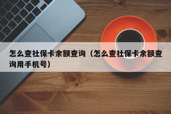 怎么查社保卡余额查询（怎么查社保卡余额查询用手机号）