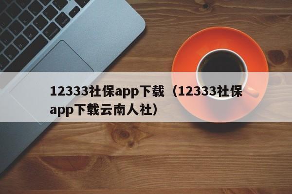 12333社保app下载（12333社保app下载云南人社）