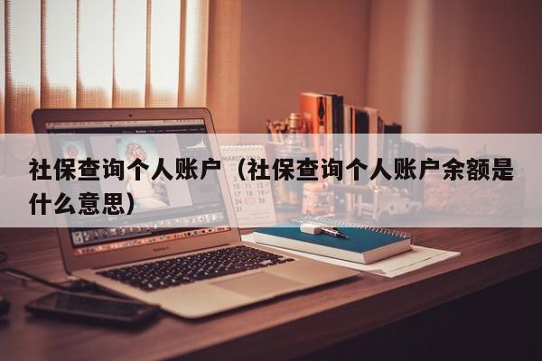 社保查询个人账户（社保查询个人账户余额是什么意思）