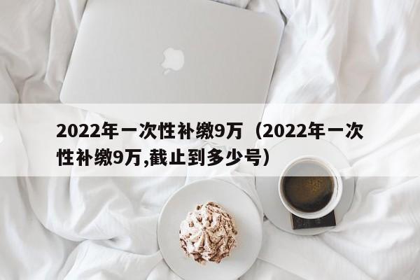 2022年一次性补缴9万（2022年一次性补缴9万,截止到多少号）