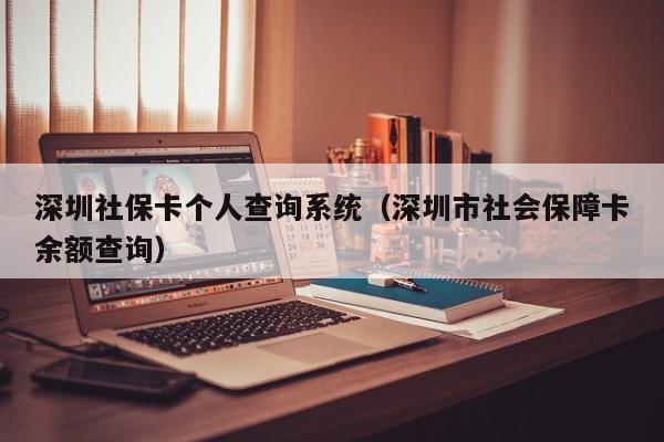 深圳社保卡个人查询系统（深圳市社会保障卡余额查询）