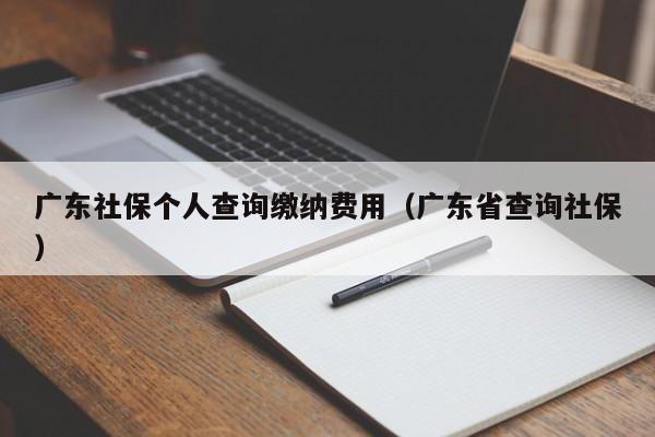 广东社保个人查询缴纳费用（广东省查询社保）