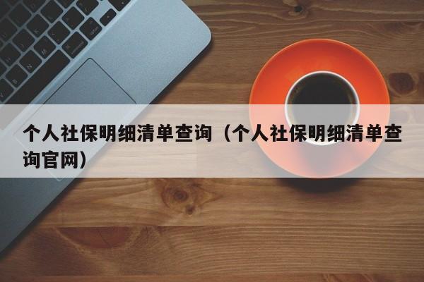 个人社保明细清单查询（个人社保明细清单查询官网）