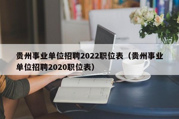 贵州事业单位招聘2022职位表（贵州事业单位招聘2020职位表）