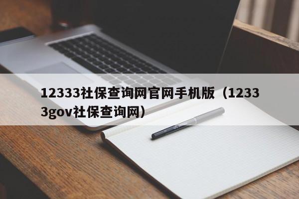 12333社保查询网官网手机版（12333gov社保查询网）