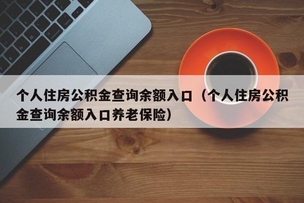 个人住房公积金查询余额入口（个人住房公积金查询余额入口养老保险）