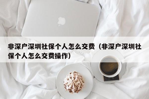 非深户深圳社保个人怎么交费（非深户深圳社保个人怎么交费操作）