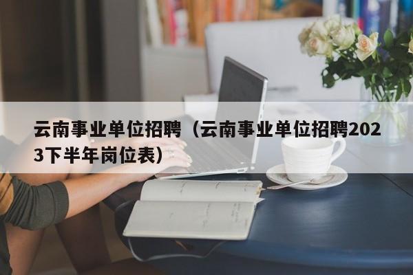 云南事业单位招聘（云南事业单位招聘2023下半年岗位表）