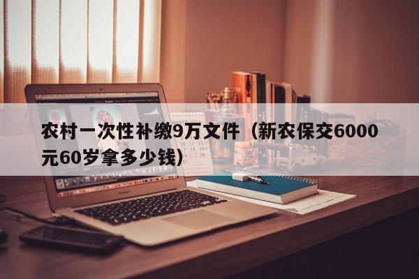 农村一次性补缴9万文件（新农保交6000元60岁拿多少钱）