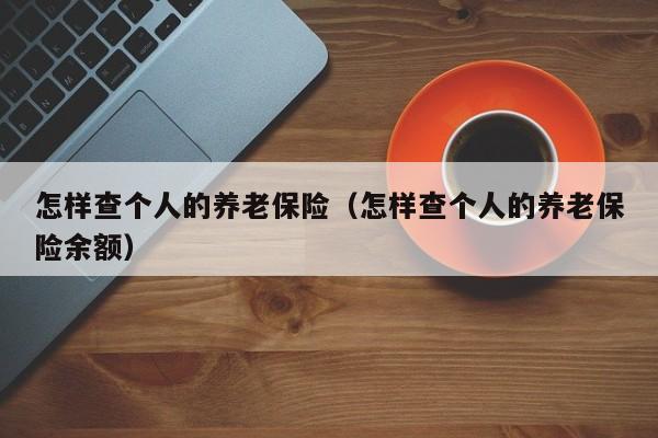 怎样查个人的养老保险（怎样查个人的养老保险余额）