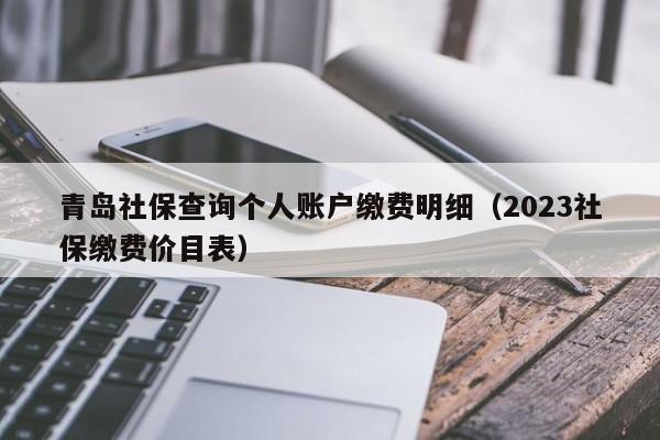 青岛社保查询个人账户缴费明细（2023社保缴费价目表）