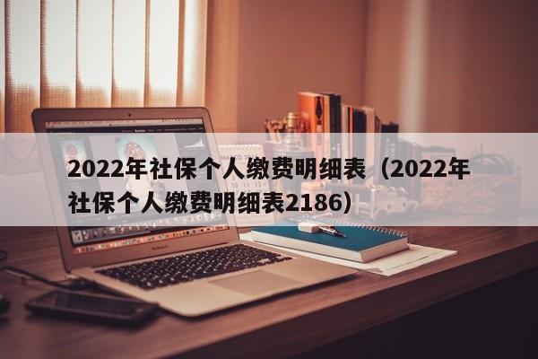 2022年社保个人缴费明细表（2022年社保个人缴费明细表2186）