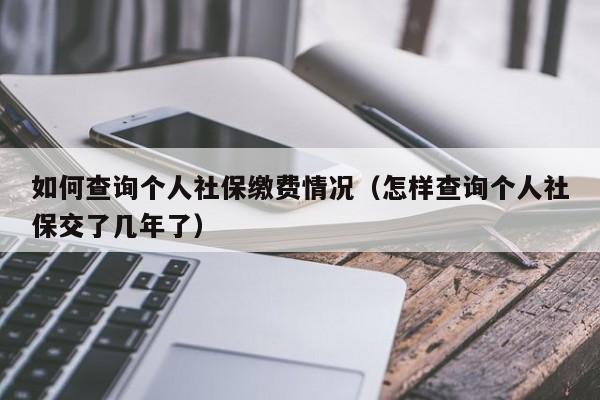 如何查询个人社保缴费情况（怎样查询个人社保交了几年了）