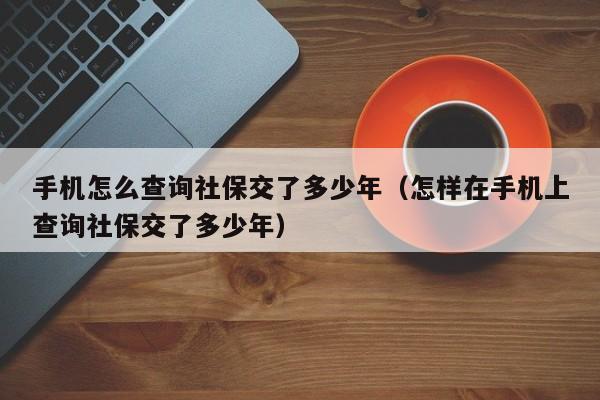 手机怎么查询社保交了多少年（怎样在手机上查询社保交了多少年）