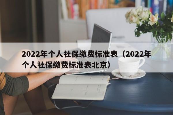 2022年个人社保缴费标准表（2022年个人社保缴费标准表北京）