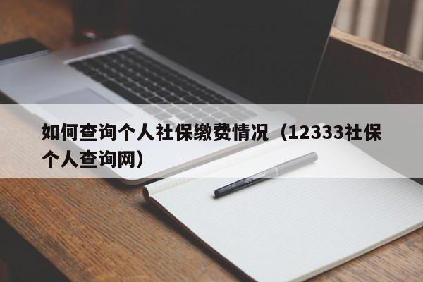 如何查询个人社保缴费情况（12333社保个人查询网）