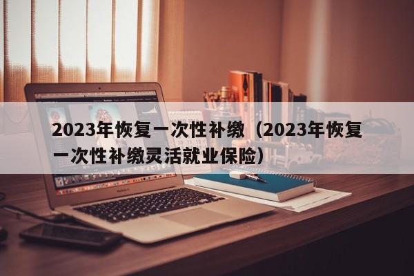 2023年恢复一次性补缴（2023年恢复一次性补缴灵活就业保险）