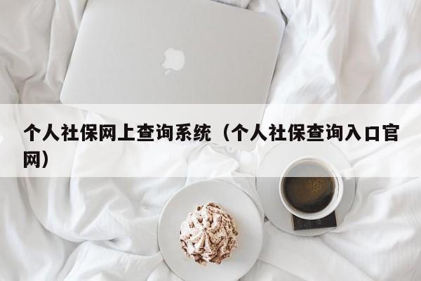 个人社保网上查询系统（个人社保查询入口官网）