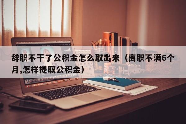 辞职不干了公积金怎么取出来（离职不满6个月,怎样提取公积金）