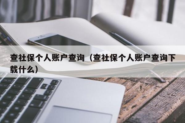 查社保个人账户查询（查社保个人账户查询下载什么）