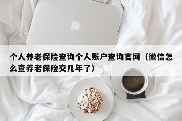 个人养老保险查询个人账户查询官网（微信怎么查养老保险交几年了）