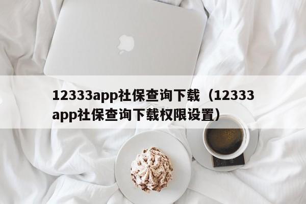 12333app社保查询下载（12333app社保查询下载权限设置）