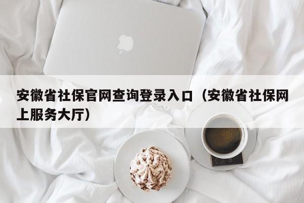 安徽省社保官网查询登录入口（安徽省社保网上服务大厅）