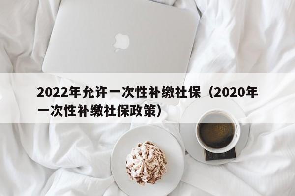 2022年允许一次性补缴社保（2020年一次性补缴社保政策）