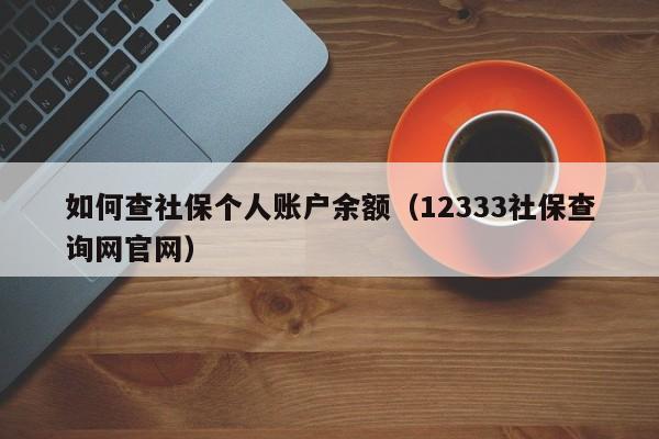 如何查社保个人账户余额（12333社保查询网官网）