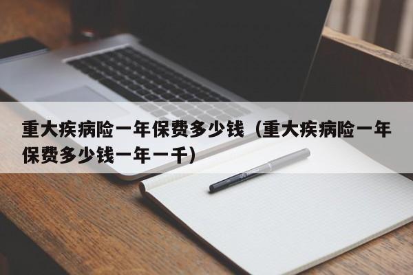 重大疾病险一年保费多少钱（重大疾病险一年保费多少钱一年一千）