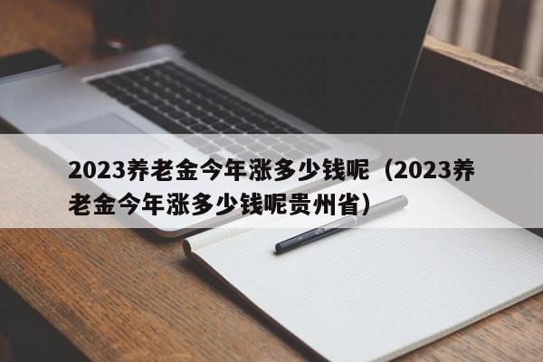 2023养老金今年涨多少钱呢（2023养老金今年涨多少钱呢贵州省）