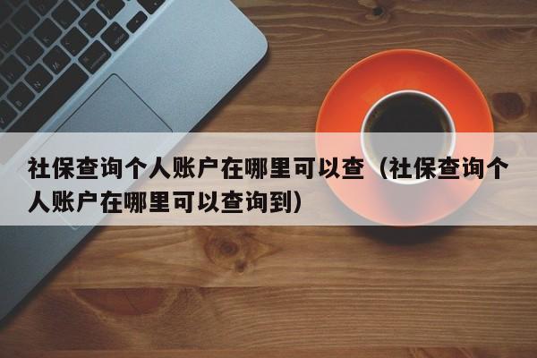 社保查询个人账户在哪里可以查（社保查询个人账户在哪里可以查询到）