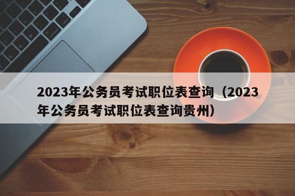 2023年公务员考试职位表查询（2023年公务员考试职位表查询贵州）