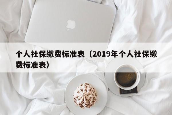 个人社保缴费标准表（2019年个人社保缴费标准表）