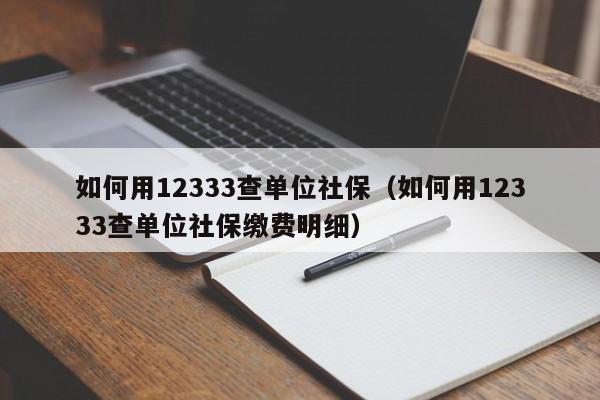 如何用12333查单位社保（如何用12333查单位社保缴费明细）