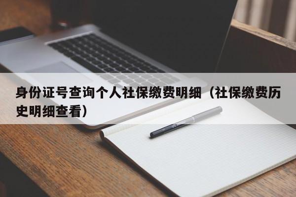 身份证号查询个人社保缴费明细（社保缴费历史明细查看）