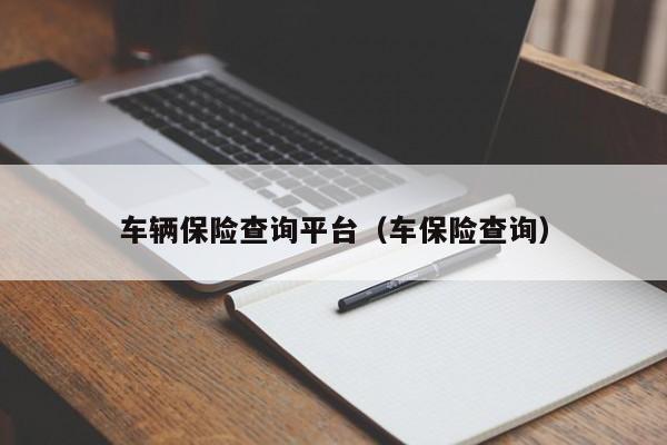 车辆保险查询平台（车保险查询）