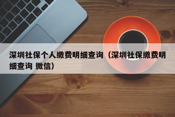 深圳社保个人缴费明细查询（深圳社保缴费明细查询 微信）