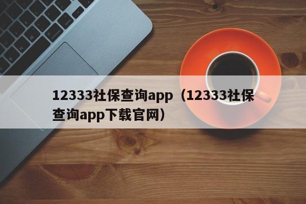 12333社保查询app（12333社保查询app下载官网）